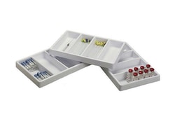 Electron Microscopy Sciences 4-Slot Drawer Organizer, 14" (W) x 2" (H)