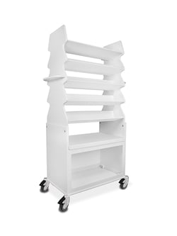 Electron Microscopy Sciences Ex Wd Tall Slated Suture Cart w/Bulk Storage