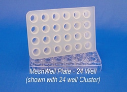 Electron Microscopy Sciences MeshWell Plate 24-well with Cluster, Quantity:
