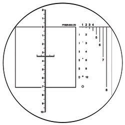 Electron Microscopy Sciences Grain Sizing Reticle NG60, 27 mm, Quantity: