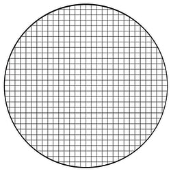 Electron Microscopy Sciences Square Grid Graticle NE10, 19mm, 0.5 mm pitch,