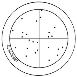 Electron Microscopy Sciences&nbsp;Chalkley Point Array Graticle NG52, 16mm