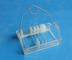 Electron Microscopy Sciences 20/40 Slide Glass Rack With Handle, Quantity: