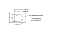Electron Microscopy Sciences HybriWell™ Sealing System Chamber 1 well 30 mcL, 20mm diameter