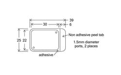 Electron Microscopy Sciences&nbsp;HybriWell&trade; Sealing System Chamber 1 well 40-70 mcL, 22 x 30 x 0.15 mm depth