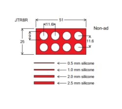 Electron Microscopy Sciences Press-To-Seal for Glass Slides 8 Wells 9 mm,