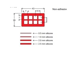 Electron Microscopy Sciences Press-To-Seal for Glass Slides 8 Wells 7x7