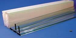 Electron Microscopy Sciences EMS Glass Knife Strip Ultramicrotomy Grade, 6.4 mm thick, 25 x 400 mm