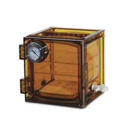Electron Microscopy Sciences Lab Companion™ Vacuum Desiccator Cabinet, 11 L UV Amber, 12⅝x11¼x10⅝
