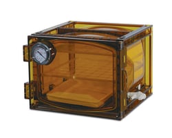 Electron Microscopy Sciences Lab Companion™ Vacuum Desiccator Cabinet, 23 L UV Amber, 16½x15⅝x11
