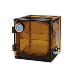 Electron Microscopy Sciences Lab Companion™ Vacuum Desiccator Cabinet, 35 L UV Amber, 16½x15⅝x15