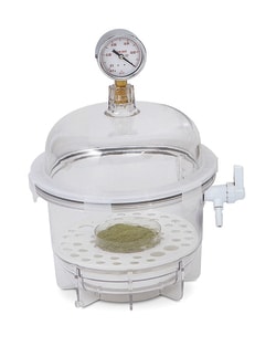 Electron Microscopy Sciences Lab Companion™ Vacuum Desiccator Round, 6 L Clear, 11¼x13⅞