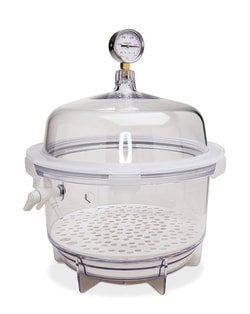 Electron Microscopy Sciences Lab Companion™ Vacuum Desiccator Round, 20 L Clear, 13⅞x15¾