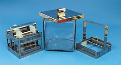 Electron Microscopy Sciences Fixed Handle 24 Slide Rack Only, Quantity: