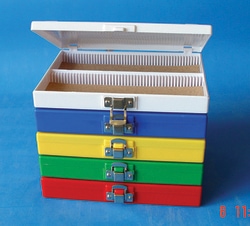 Electron Microscopy Sciences Hinge Microscope Slide Box with 100 slide