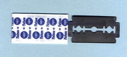 Electron Microscopy Sciences Platinum Coated Double Edge Razor Blades,