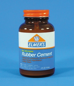 Electron Microscopy Sciences Rubber Cement, 4oz with brush in cap, Quantity: