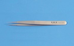 Electron Microscopy Sciences&nbsp;EMS Tweezers Style OA, SA steel, Straight point with radiused outside edges, fine tips Tips