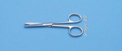Electron Microscopy Sciences Scissors with Straight Blades with Blunt/Blunt