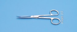 Electron Microscopy Sciences Scissors with Curved Blades with Sharp/Blunt