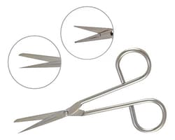 Electron Microscopy Sciences EMS Disposable Scissors, Straight Blades Sharp/Blunt,