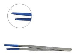 Electron Microscopy Sciences EMS Rubber Tipped Forceps 6", Quantity: Each