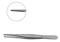 Electron Microscopy Sciences EMS Dissection Forceps Premium Grade, 1x2 Teeth, 4-1/2