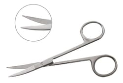 Electron Microscopy Sciences EMS Iris Scissors Premium with Curved Blades,