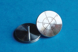 Electron Microscopy Sciences Standard Pin SEM Stub 12 Division 32 mm head with 9 mm Pin, Aluminum, 3.2 mm Pin diameter