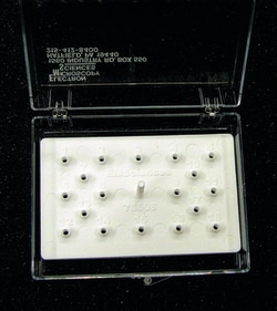 Electron Microscopy Sciences&nbsp;18 Pin Mount Storage Box and Holder