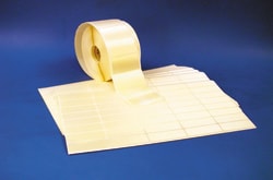 Electron Microscopy Sciences Satin Cloth Labels Sheet, 5/8 x 1", Quantity:
