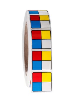 Electron Microscopy Sciences Label with NFPA blank Removable, 1.125 x 1.125",