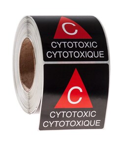 Electron Microscopy Sciences&nbsp;Warning Label Cytotoxic/Cytotoxique, 4 x 4