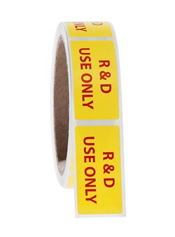 Electron Microscopy Sciences Warning Label R&D Use Only, 1 x 2" 500 Labels/roll,