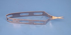Electron Microscopy Sciences&nbsp;MicroPoint&trade; Uniband LA-4 Scissors, Smooth/Smooth micro, 125 mm