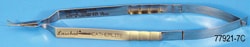 Electron Microscopy Sciences&nbsp;MicroPoint&trade; Featherlite MPF-4CXF7 Scissors, Smooth/Smooth, 165 mm