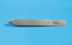 Electron Microscopy Sciences&nbsp;Rubis Standard SA Steel Tweezers Style H, 90 mm OAL
