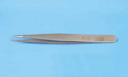 Electron Microscopy Sciences&nbsp;Rubis Standard SA Steel Tweezers Style OC9, 90 mm OAL