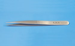 Electron Microscopy Sciences&nbsp;EMS Tweezers Style 00D, SA steel, Flat edges, strong with serration Tips