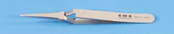 Electron Microscopy Sciences&nbsp;EMS Tweezers Style 2AX, SA steel, Flat, round tips with self closing Tips