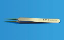 Electron Microscopy Sciences&nbsp;EMS Tweezers Style 5, PTFE Coating, Extra fine with superior finish Tips