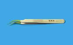 Electron Microscopy Sciences&nbsp;EMS Tweezers Style 7, PTFE Coating, Fine Curved tips Tips