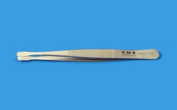 Electron Microscopy Sciences&nbsp;EMS Flat-Tip Tweezers Style 125, 120 mm OAL
