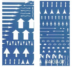 Electron Microscopy Sciences&nbsp;Dry Transfer Sheet Solid Arrows, White