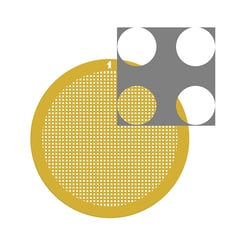 Electron Microscopy Sciences&nbsp;C-Flat&trade; Holey Carbon Grid CF-4/2-4C, 400 mesh, Gold