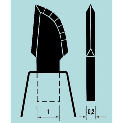 Electron Microscopy Sciences Meyco Diamond Dissecting Knife, Type HR-S,