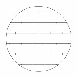 Electron Microscopy Sciences Henning Resseau Pattern Graticle G49, 19mm,