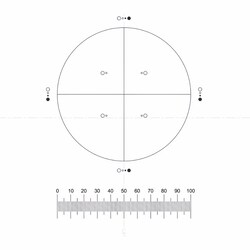 Electron Microscopy Sciences Pharmaceutical PSA Pattern Graticle G-57,