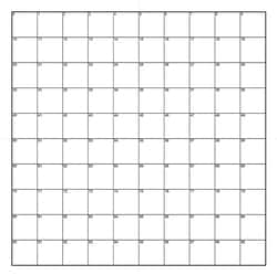 Electron Microscopy Sciences Indexed Grid Microscope Graticle NE35, 19mm,