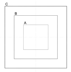 Electron Microscopy Sciences Squares Graticle NE38, 16mm, 10 mm, 7 mm and 4 mm squares